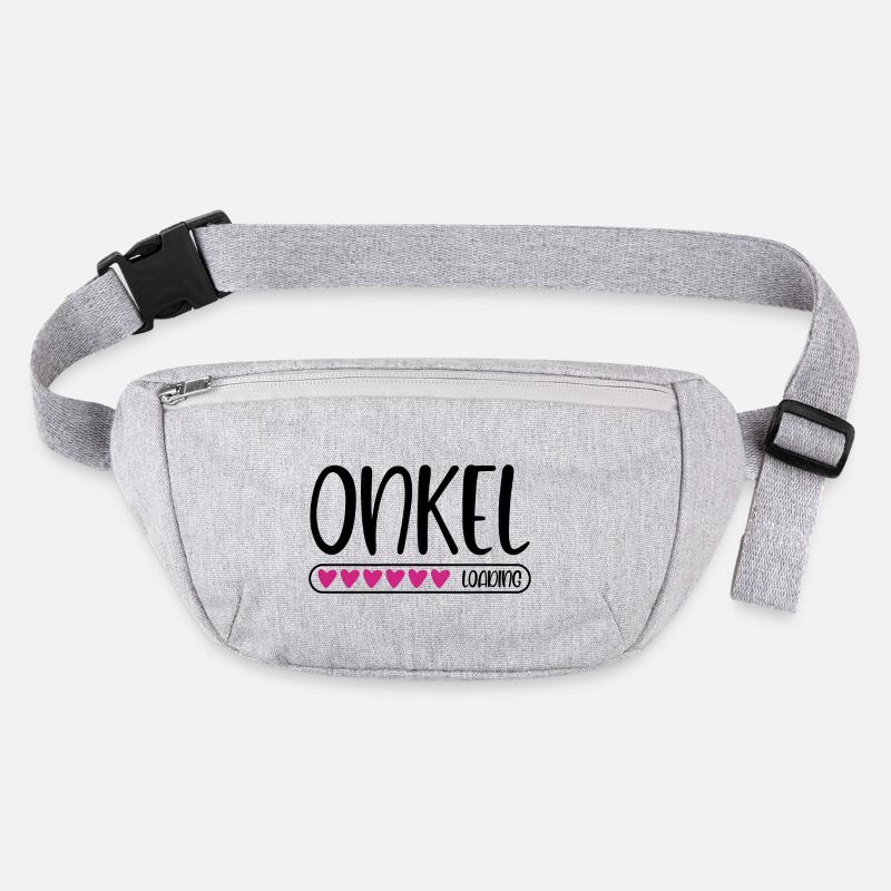 Onkel loading - Stanley/Stella recycelte Gürteltasche - Grau meliert