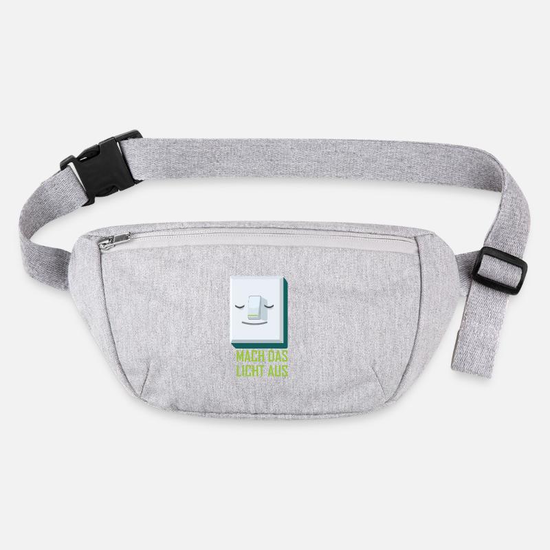 Mach das Licht aus Schalter Gesicht Stanley/Stella recycelte Gürteltasche
