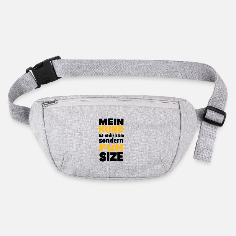 kleiner Hund Stanley/Stella recycelte Gürteltasche