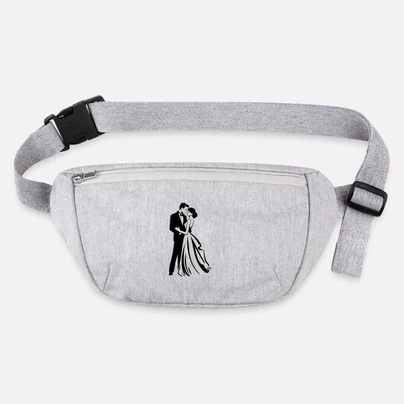 Braut Bräutigam Brautpaar Hochzeit Stanley/Stella recycelte Gürteltasche