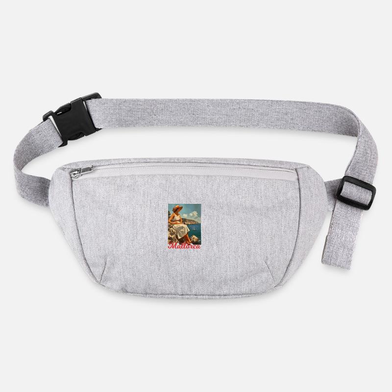 Vintage Mallorca Reise Spanien Insel Stanley/Stella recycelte Gürteltasche