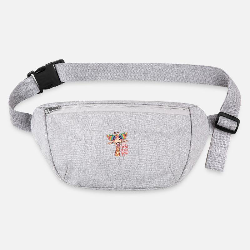 Witzige Giraffe Sonnenbrille Lustiger Spruch Stanley/Stella recycelte Gürteltasche