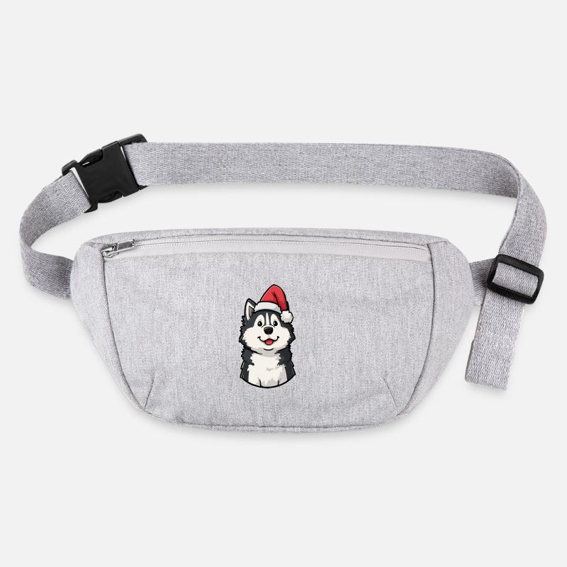 Chiot Père Noël husky Sac banane recyclé Stanley/Stella