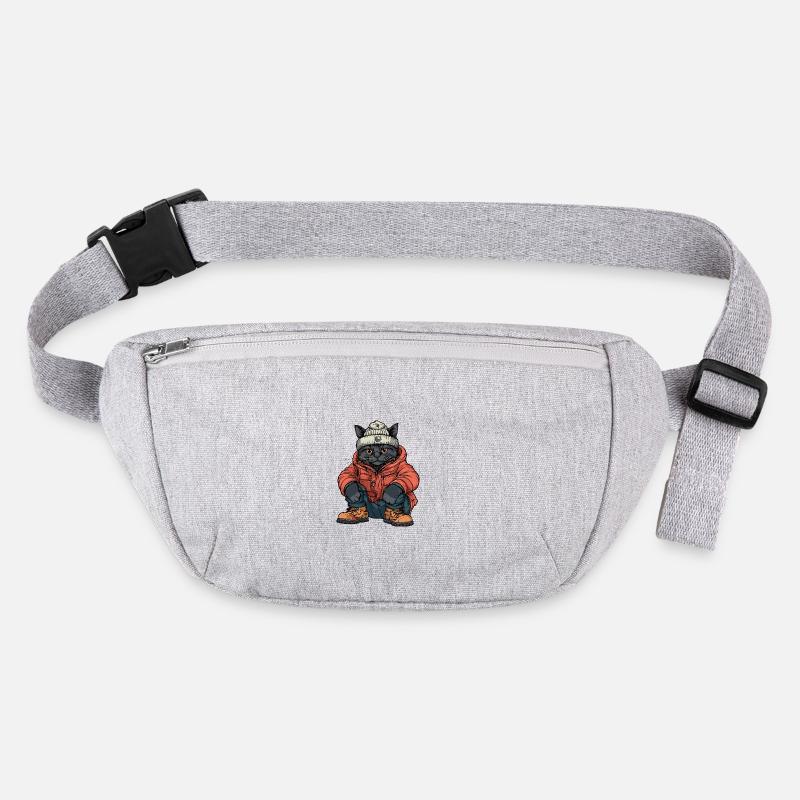 Katze Lustig Winter Stanley/Stella recycelte Gürteltasche