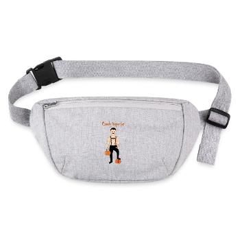 Happy Halloween - Stanley/Stella recycled Hip Bag  - heather grey - Front