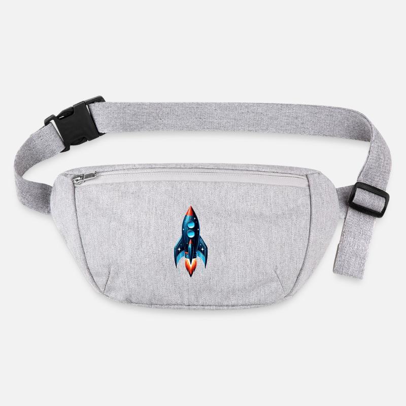 Rocket with Stars | Spaceship Stanley/Stella recycled Hip Bag 