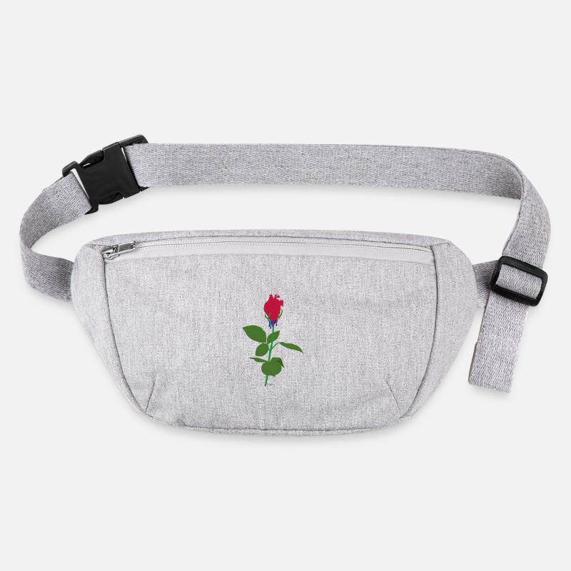 Heart rose Stanley/Stella recycled Hip Bag 