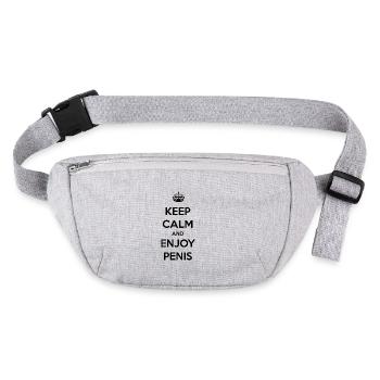 Penis! Lovetoy / gift - Stanley/Stella recycled Hip Bag  - heather grey - Front