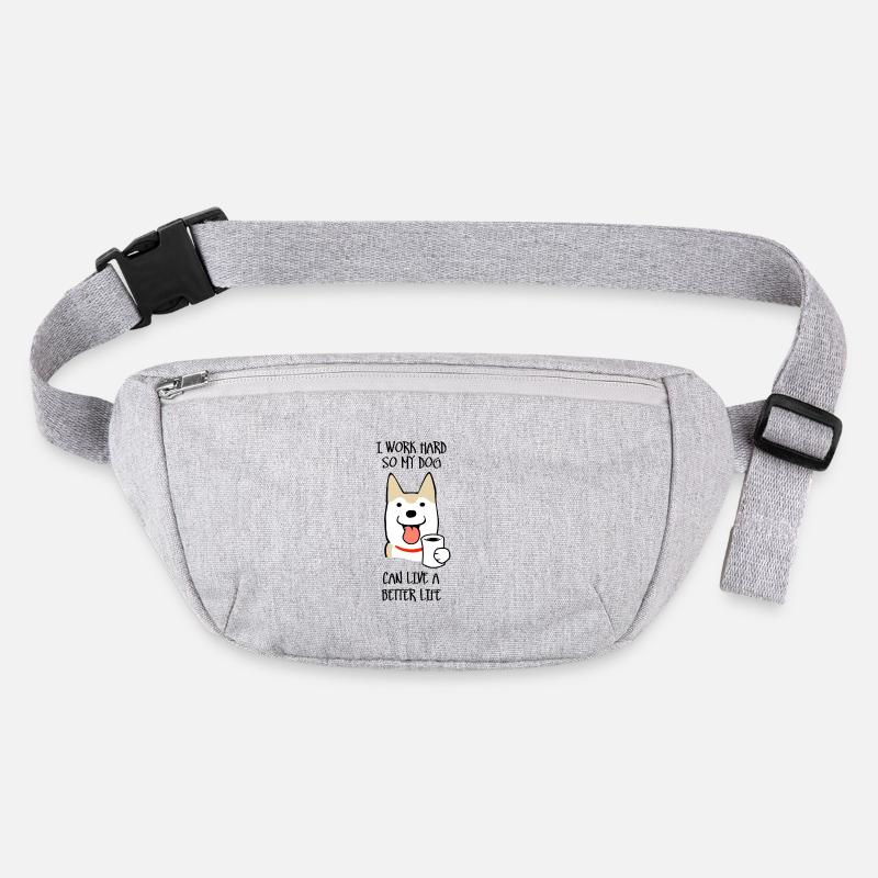 I work hard Stanley/Stella recycled Hip Bag 