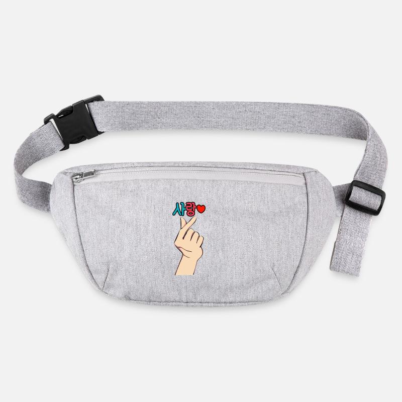 K-Pop Fingerherz Liebe – Sarang ❤️ Stanley/Stella recycelte Gürteltasche