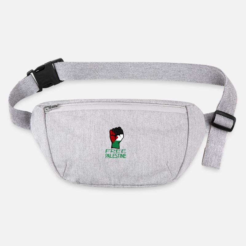 Palestine flag free Palestine green Stanley/Stella recycled Hip Bag 
