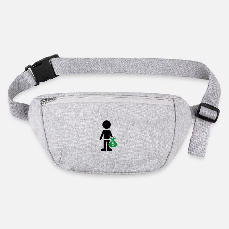 Business Money Hustle Stanley/Stella recycled Hip Bag 