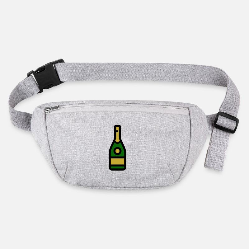 Champangnerglas, Sekt, Sektglas Stanley/Stella recycelte Gürteltasche