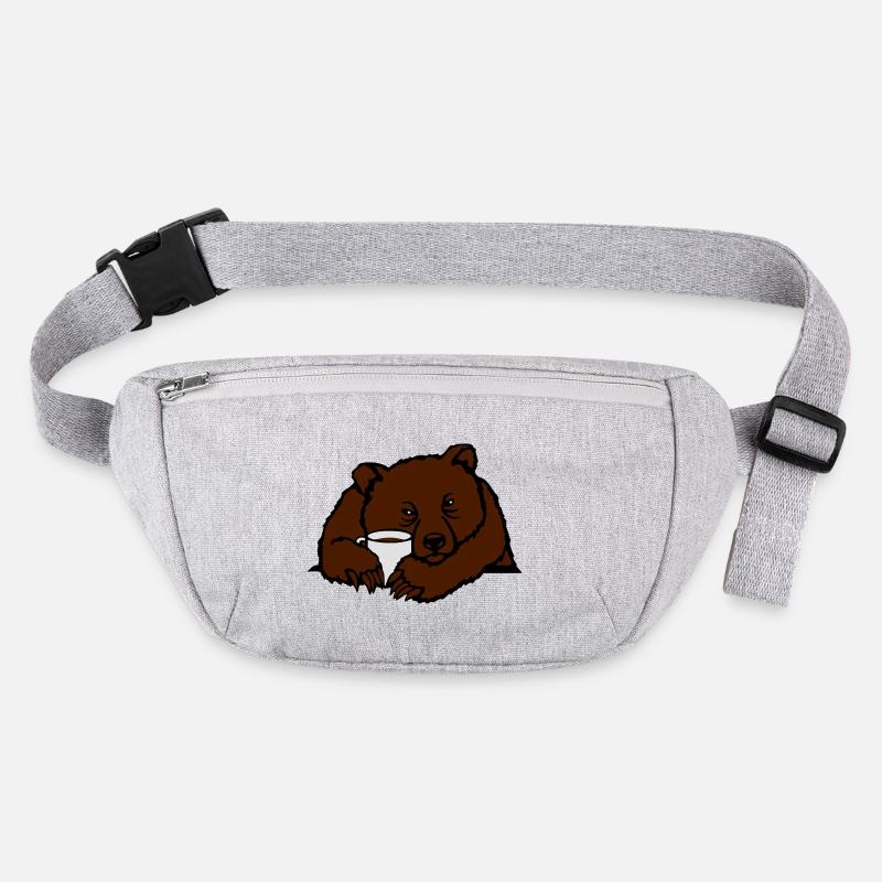 Morgenmuffel Bär Stanley/Stella recycelte Gürteltasche