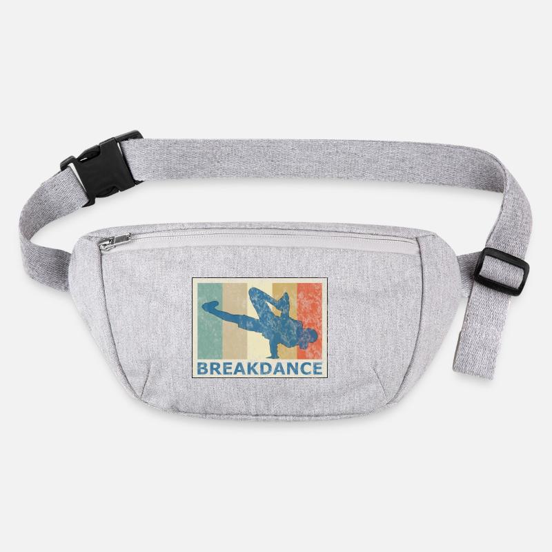 Retro Vintage Style Breakdance Breakdancing HipHop Stanley/Stella recycelte Gürteltasche