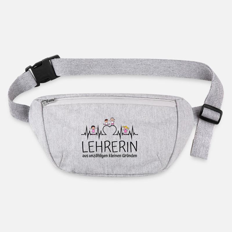 Lehrerin aus unzähligen kleinen Gründen - Stanley/Stella recycelte Gürteltasche - Grau meliert