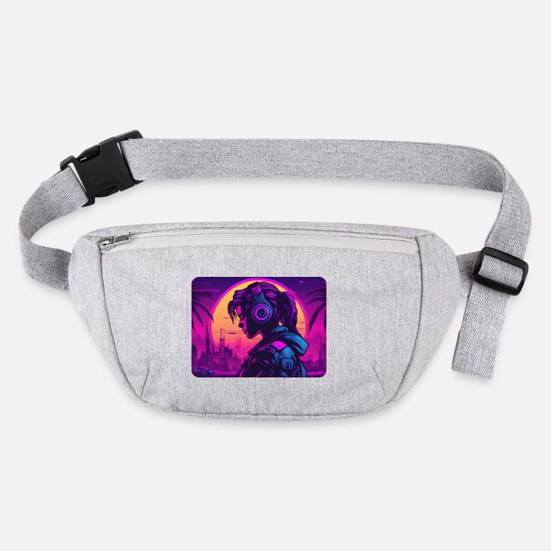 Cyberpunk Artwork Stanley/Stella recycelte Gürteltasche