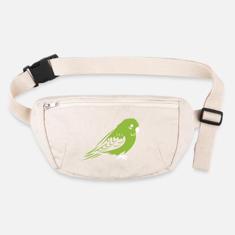 Cute little parakeet Stanley/Stella recycled Hip Bag 
