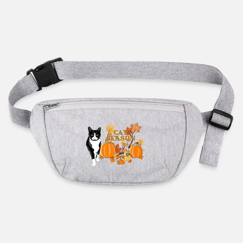Saison des chats effrayants Sac banane recyclé Stanley/Stella