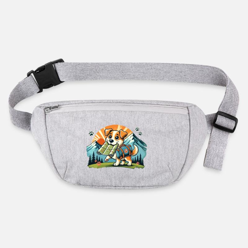 Hiking Dog Stanley/Stella recycled Hip Bag 