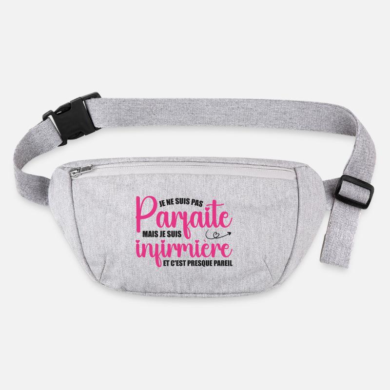 Je ne suis pas parfaite, je suis infirmière Sac banane recyclé Stanley/Stella