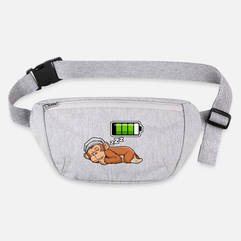 Monkey Sleeping Recharging Night Bedtime Stanley/Stella recycelte Gürteltasche