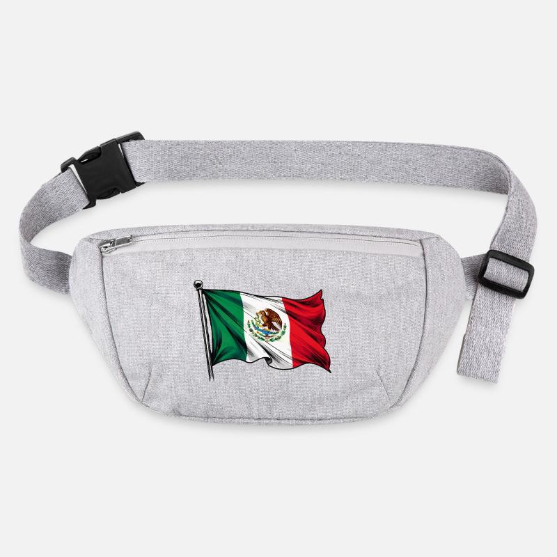 Drapeau du Mexique Sac banane recyclé Stanley/Stella