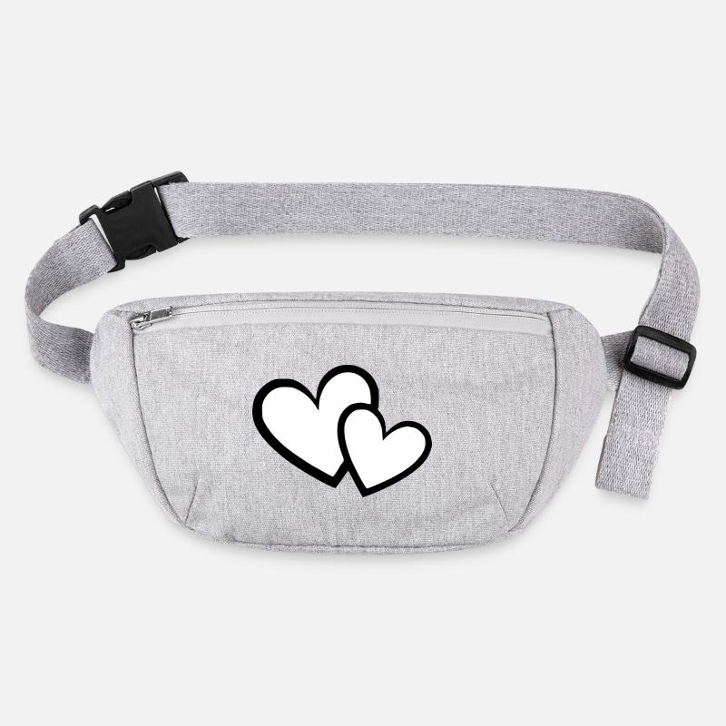 Valentinstag Herz Geschenk Valentinstag Stanley/Stella recycelte Gürteltasche