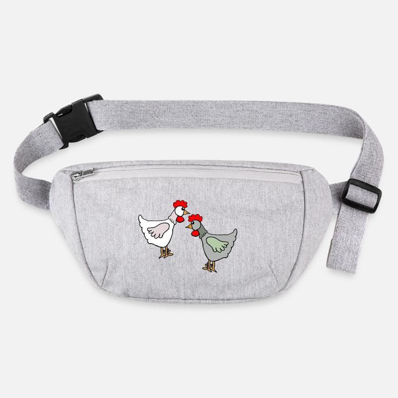  Hähne Huhn Hühner Kinder Stanley/Stella recycelte Gürteltasche