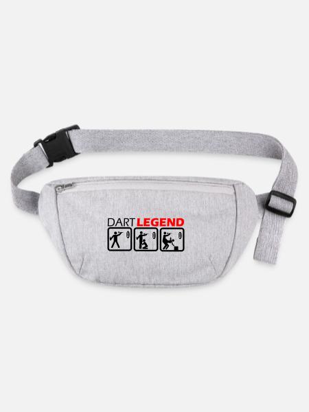 Dart Legend - Stanley/Stella recycled Hip Bag  - heather grey - Front