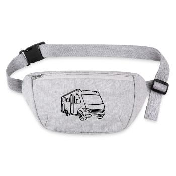 Motorhome Fully Integrated - Front - Contour Black - Stanley/Stella recycled Hip Bag  - heather grey - Front