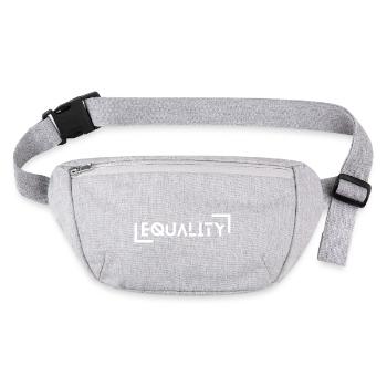 EQUALITY - ein Statement für Gleichberechtigung - Stanley/Stella recycelte Gürteltasche - Grau meliert - Vorne