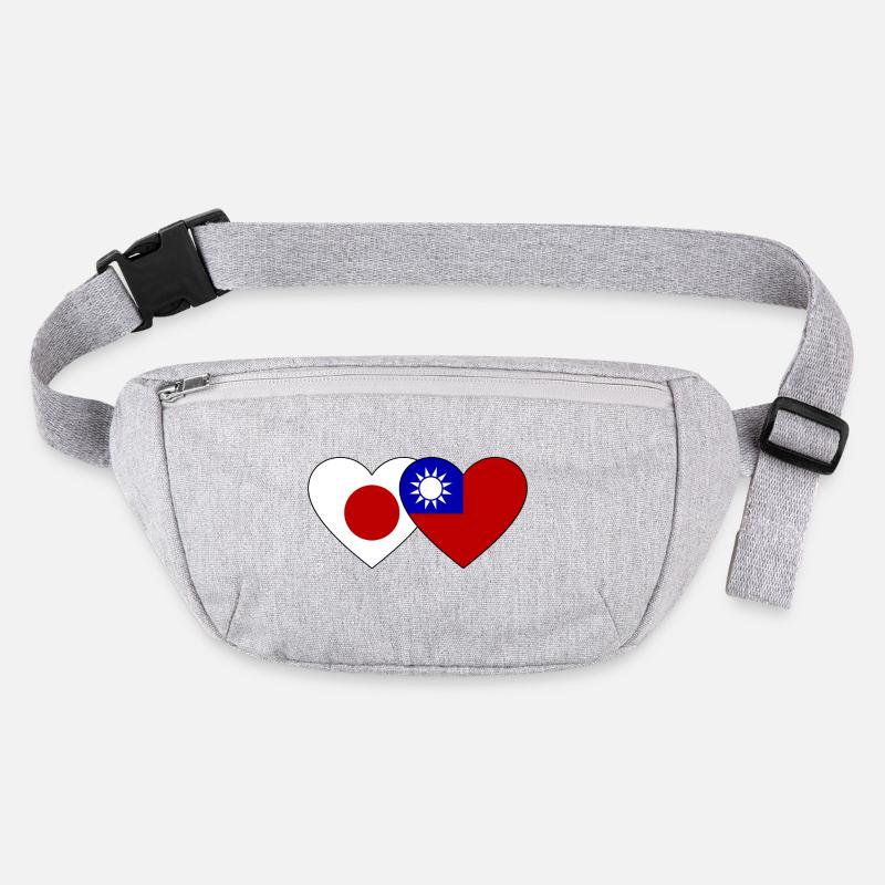 Japon Cœur de drapeau de Taïwan Sac banane recyclé Stanley/Stella