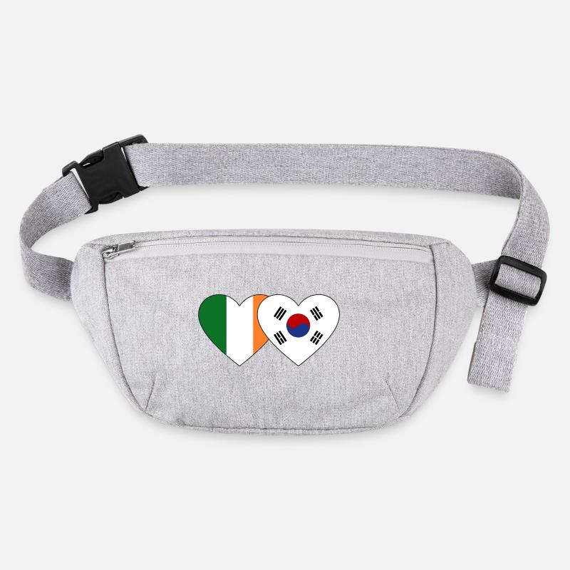 Drapeau de l’Irlande du Sud Coeur Sac banane recyclé Stanley/Stella