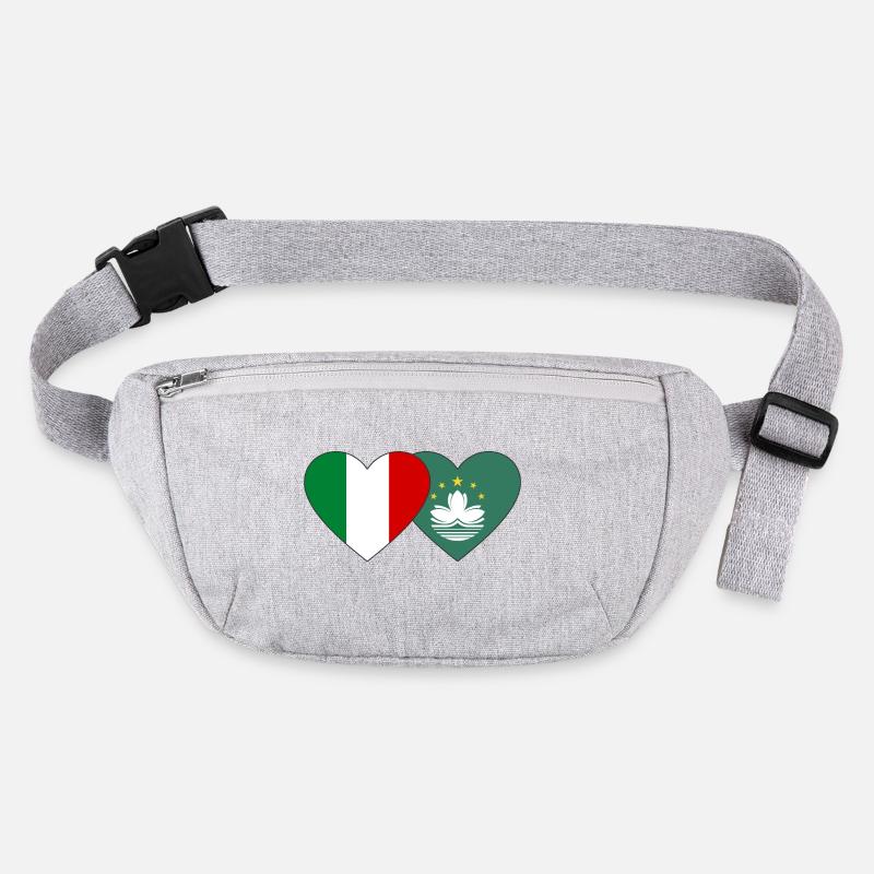 Italie Coeur de drapeau de Macao Sac banane recyclé Stanley/Stella