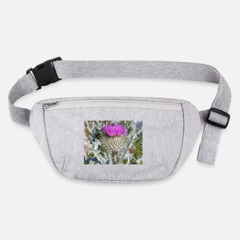 Scotch cotton thistle also woolly thistle Stanley/Stella recycled Hip Bag 