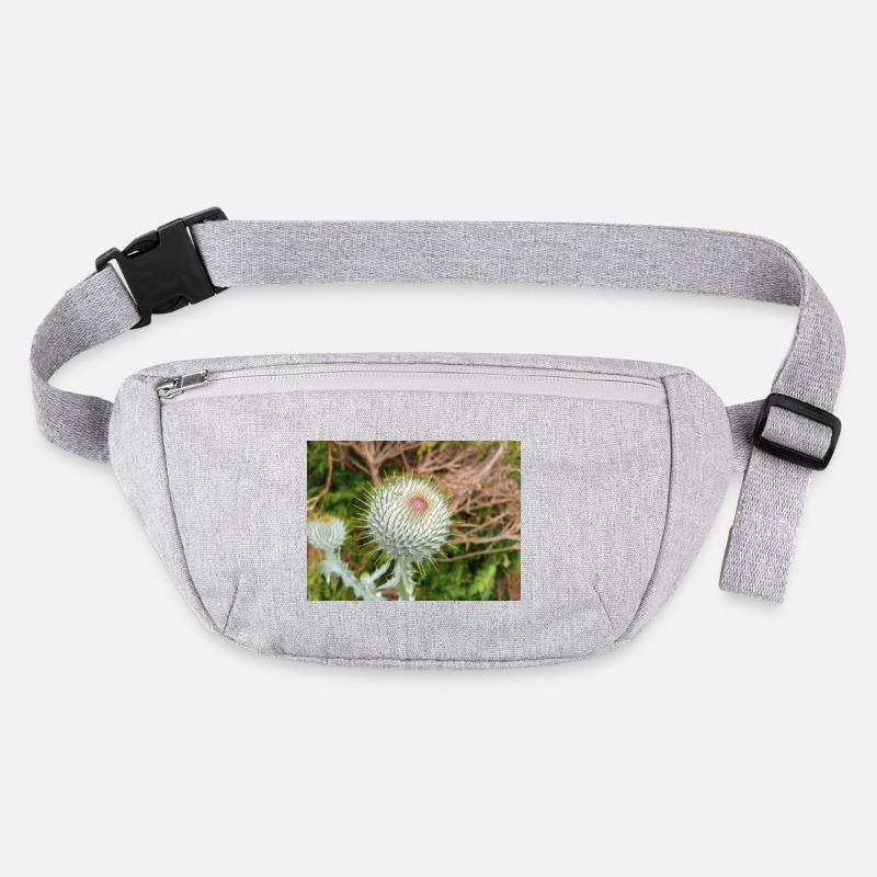 Scotch cotton thistle also woolly thistle Stanley/Stella recycled Hip Bag 