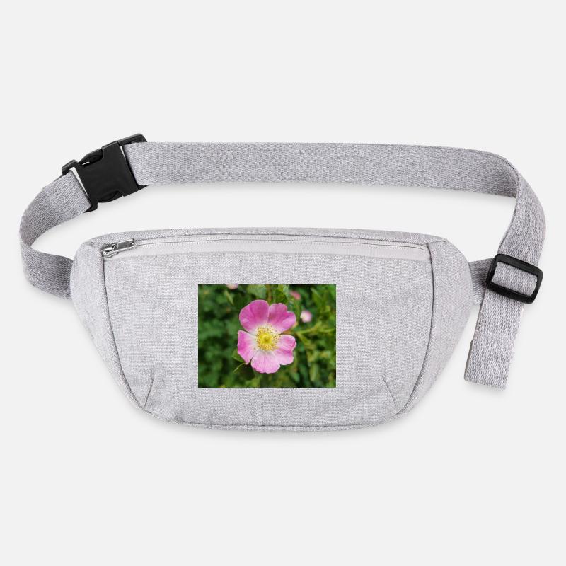 sweet briar auch eglantine rose Weinrose - Stanley/Stella recycelte Gürteltasche - Grau meliert