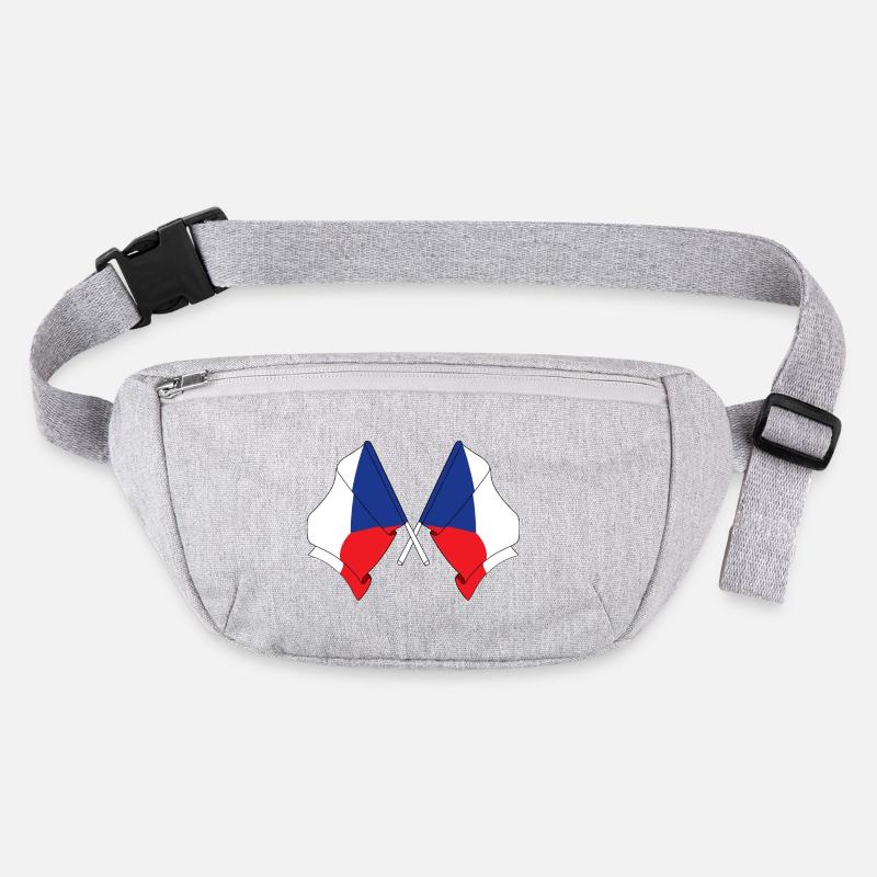 Deux drapeaux République tchèque Sac banane recyclé Stanley/Stella