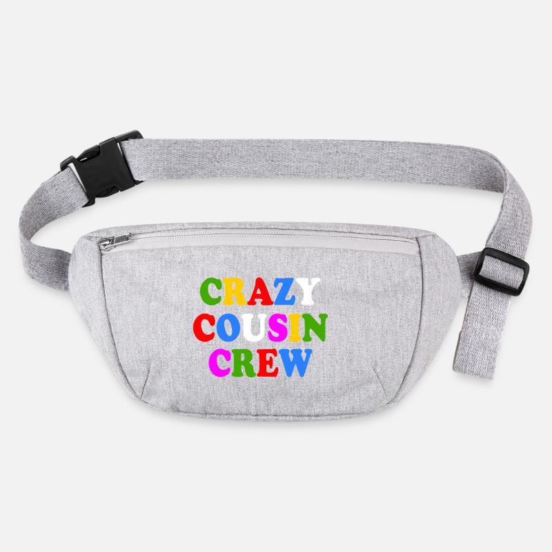 Crazy cousin crew Stanley/Stella recycelte Gürteltasche