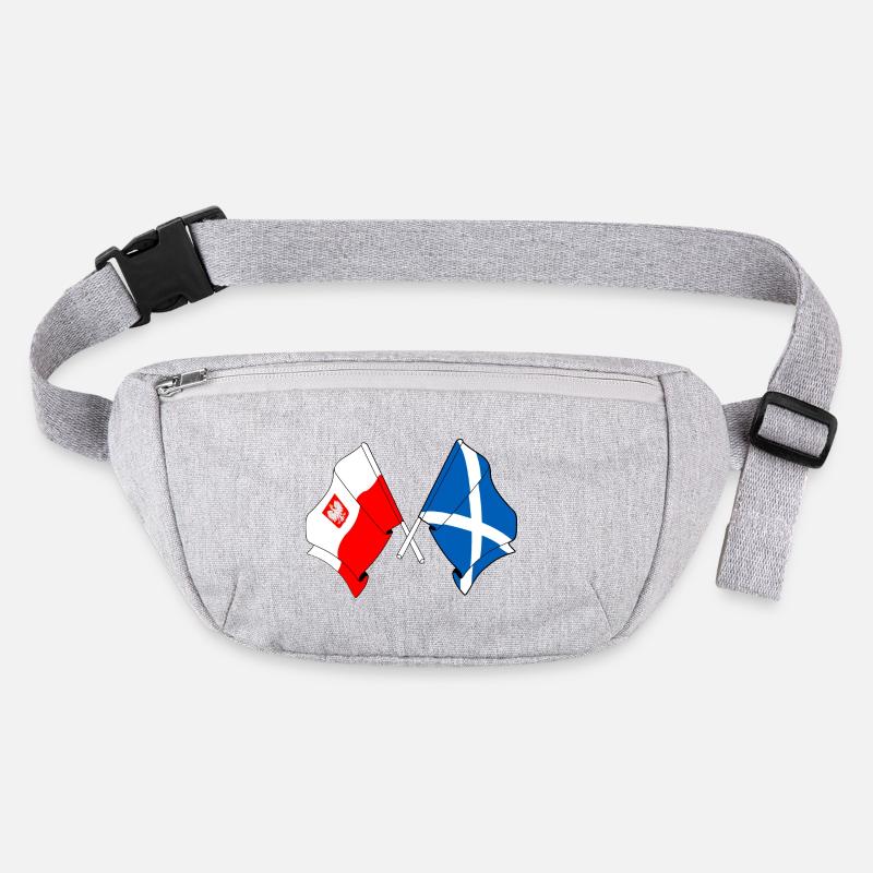 Drapeau de la Pologne, drapeau de l’Écosse Sac banane recyclé Stanley/Stella