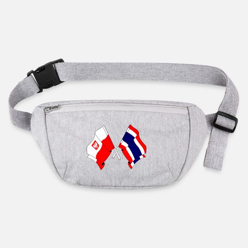 Drapeau Pologne, Thaïlande Sac banane recyclé Stanley/Stella