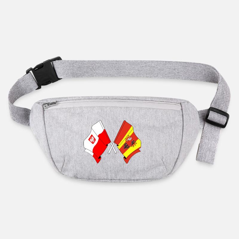 Drapeau Pologne, Lodz traversé Sac banane recyclé Stanley/Stella