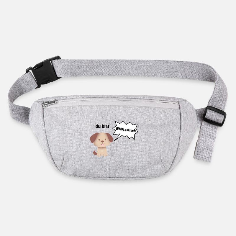Chien mignon avec bulle de dialogue de dessin animé Sac banane recyclé Stanley/Stella
