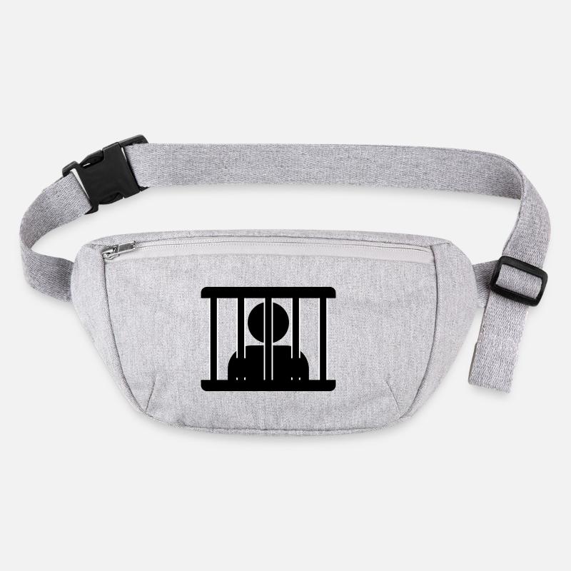 behind bars Stanley/Stella recycled Hip Bag 