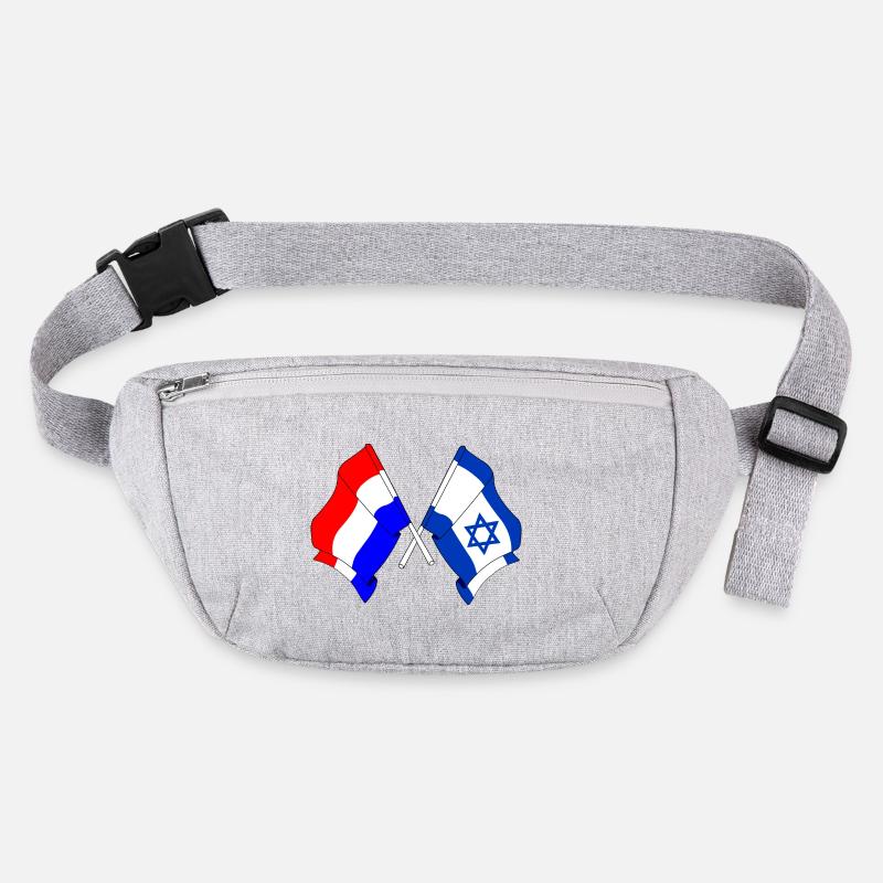 Drapeau des Pays-Bas, drapeau d’Israël Sac banane recyclé Stanley/Stella