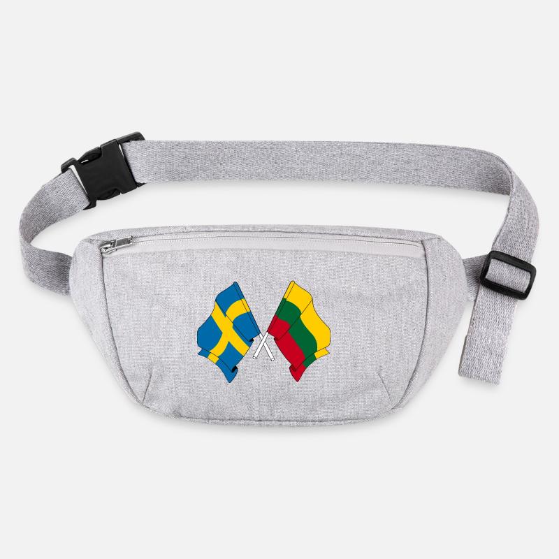 Drapeau Suède, drapeau Lituanie Sac banane recyclé Stanley/Stella