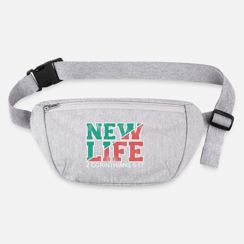 NEW LIFE Bibelvers Spruch Stanley/Stella recycelte Gürteltasche