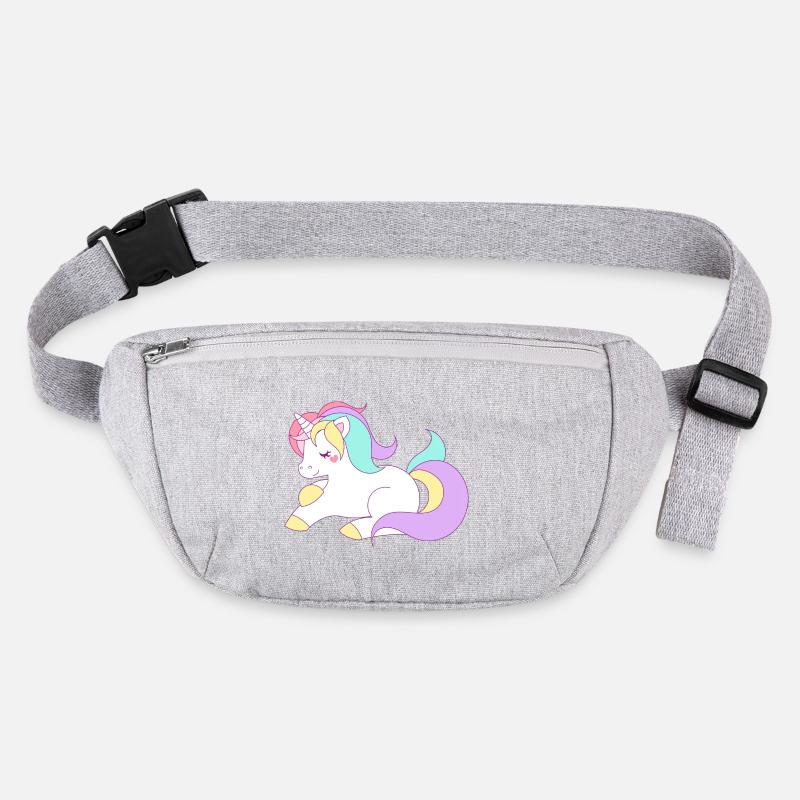 süßes Einhorn Pferd Pony Regenbogen Stanley/Stella recycelte Gürteltasche