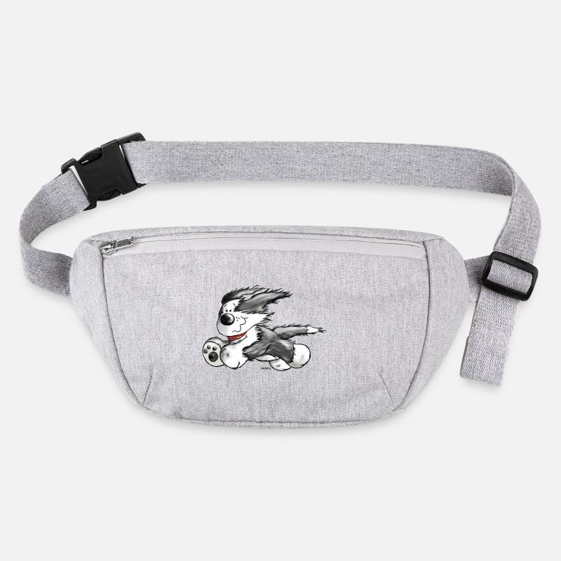 Bearded Collie- Beardie Power - Herding dog Stanley/Stella recycled Hip Bag 